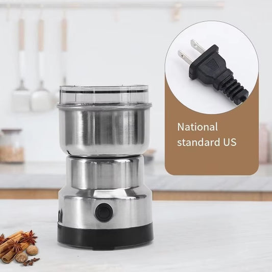 Mini Electric 4-Blade Coffee & Spice Grinder - 300ml Ultra-Fine Household Grinder