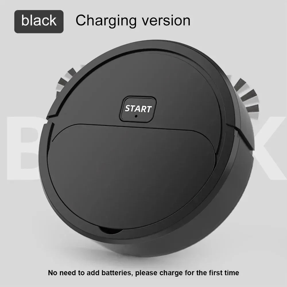 2024 Portable Mini Robotic Vacuum Cleaner – USB Rechargeable, Wet & Dry, 3-in-1