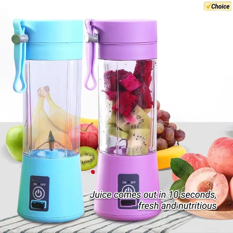 Portable USB Rechargeable Mini Blender 380ML for Shakes & Smoothies