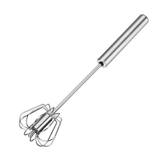 Stainless Steel Semi-Automatic Hand Mixer - Egg Beater & Cream Whisk