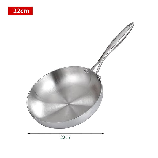 Stainless Steel Nonstick Frying Pan for Gas & Induction Cookers