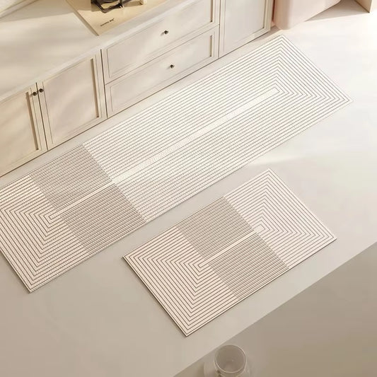 Super Absorbent Anti-Slip Kitchen & Bathroom Mat – Washable Diatomite Rug