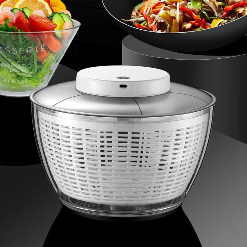 Electric Vegetable & Fruit Dehydrator with Quick Cleaning and Wet-Dry Separation