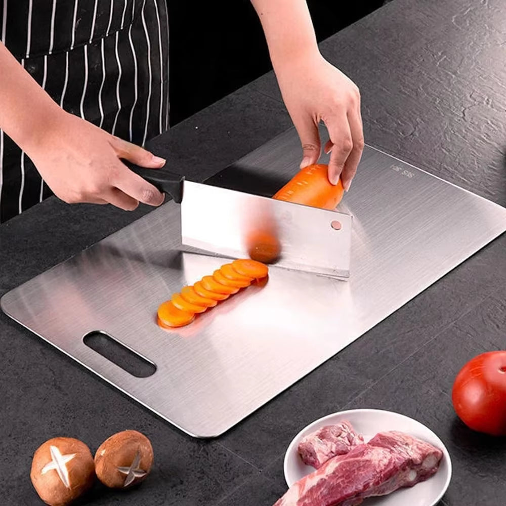 Antibacterial Stainless Steel Cutting & Dough Kneading Board