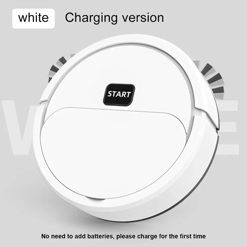 2024 Portable Mini Robotic Vacuum Cleaner – USB Rechargeable, Wet & Dry, 3-in-1