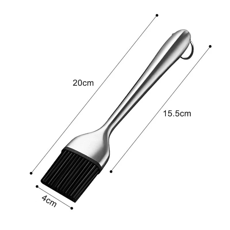 Silicone BBQ & Pastry Basting Brush for Grilling and Baking