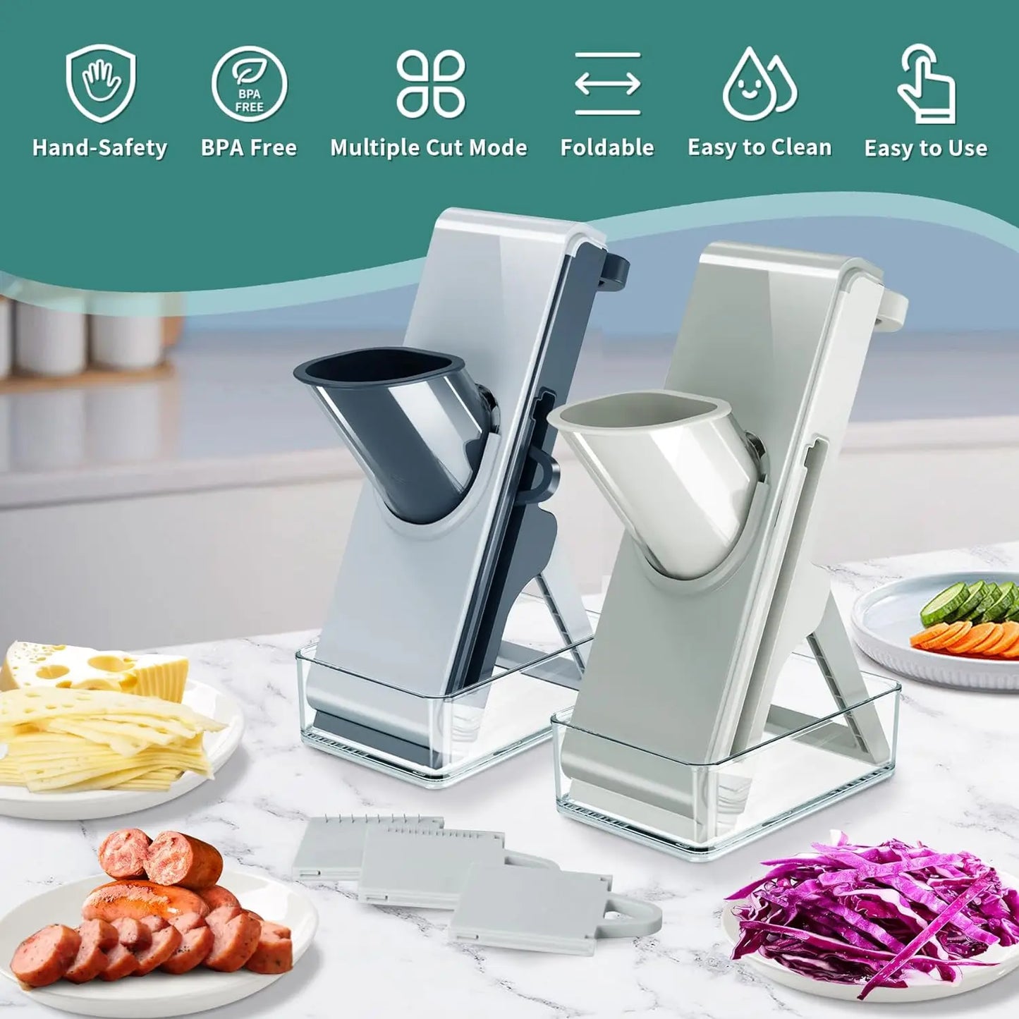 Multifunctional Vegetable Slicer & Chopper - Kitchen Tool