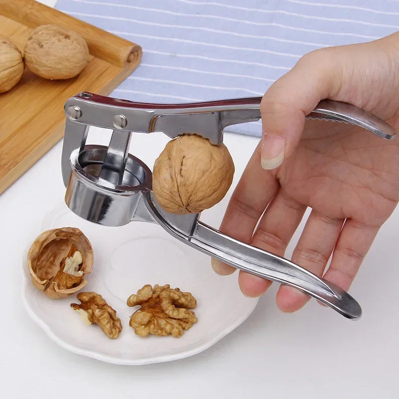 Stainless Steel Garlic Smasher & Squeezer Manual Press Tool