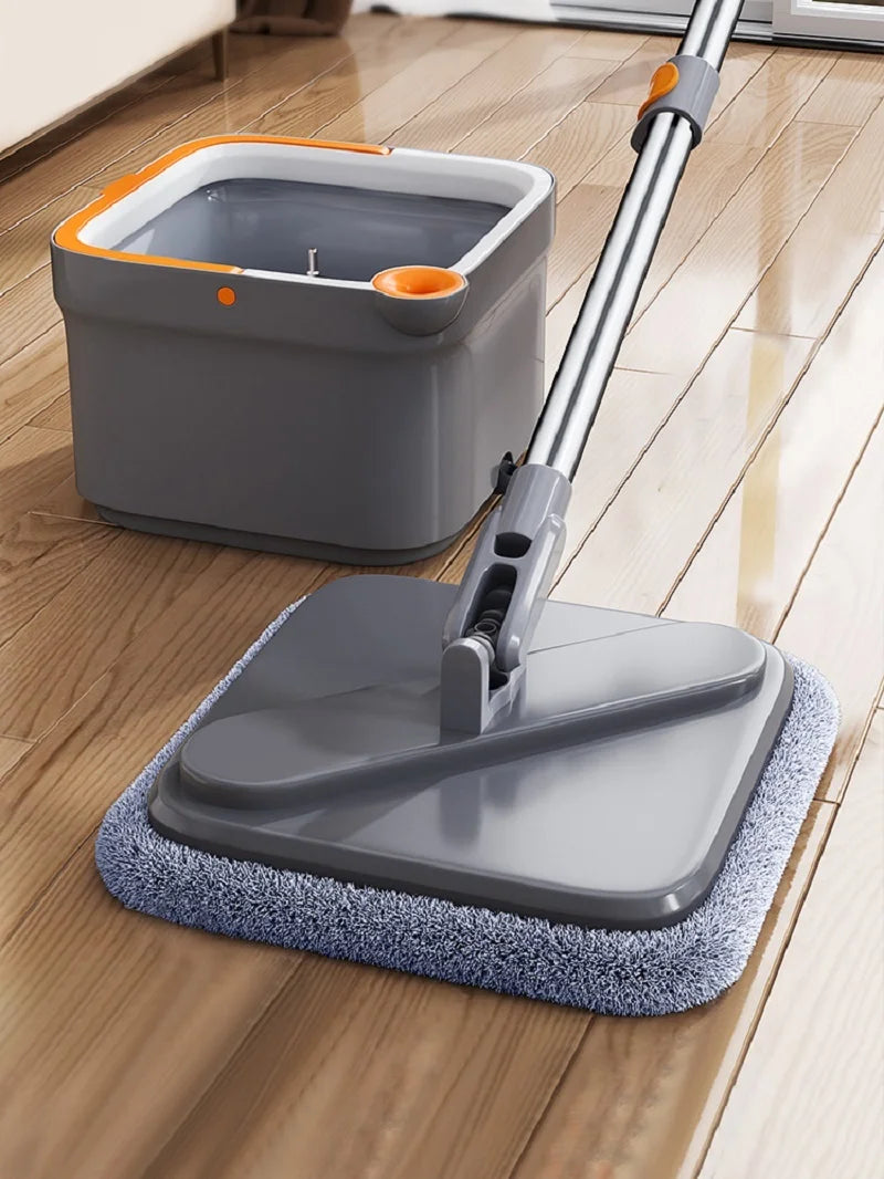 360° Spin Mop with Self-Cleaning Bucket – Microfiber, Hands-Free Cleaning