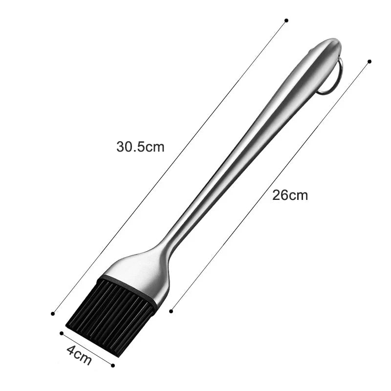 Silicone BBQ & Pastry Basting Brush for Grilling and Baking