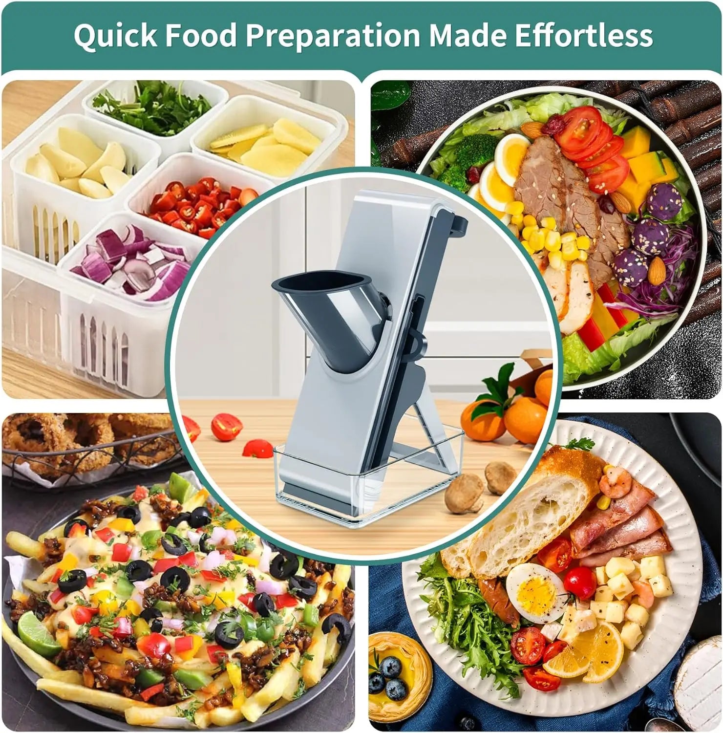 Multifunctional Vegetable Slicer & Chopper - Kitchen Tool