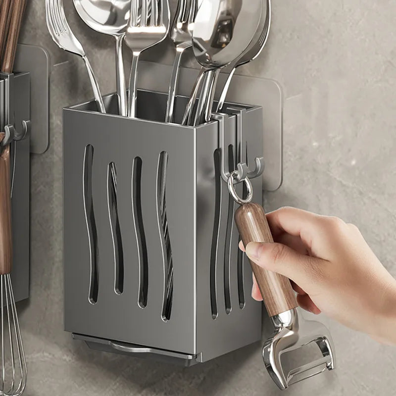 Multifunctional Kitchen Utensil & Cutlery Drying Rack