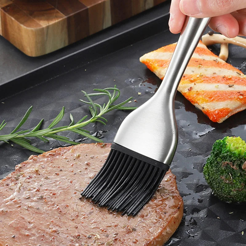 Silicone BBQ & Pastry Basting Brush for Grilling and Baking