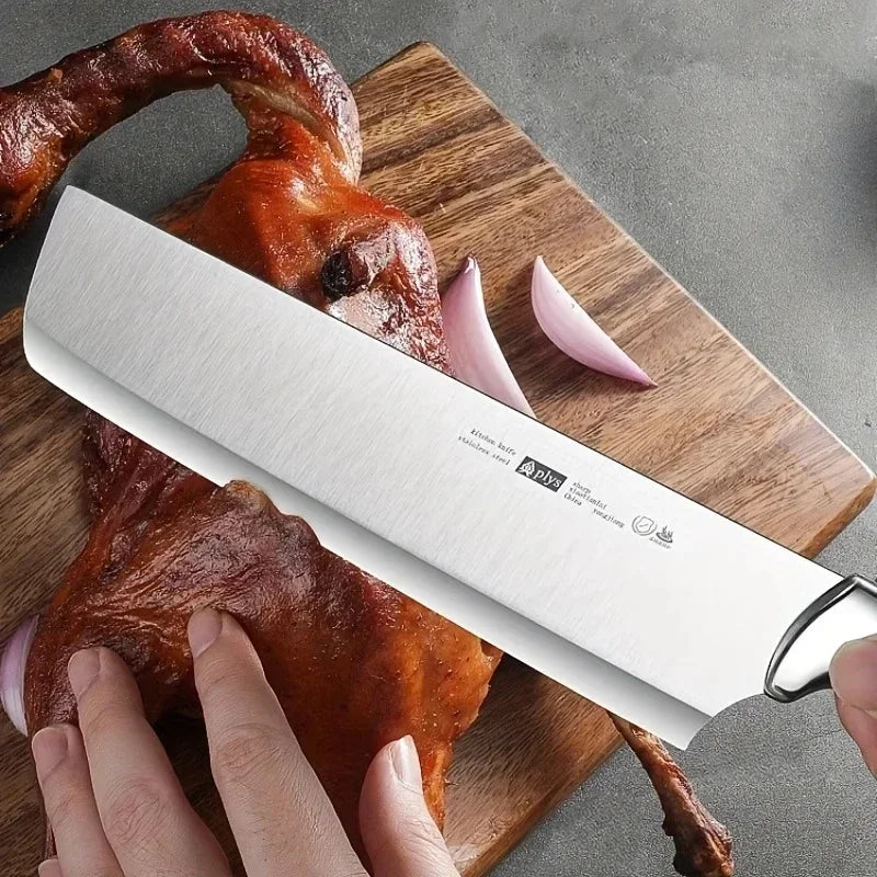 Professional Meat Slicing Knife – High-Grade Cleaver with PP Handle