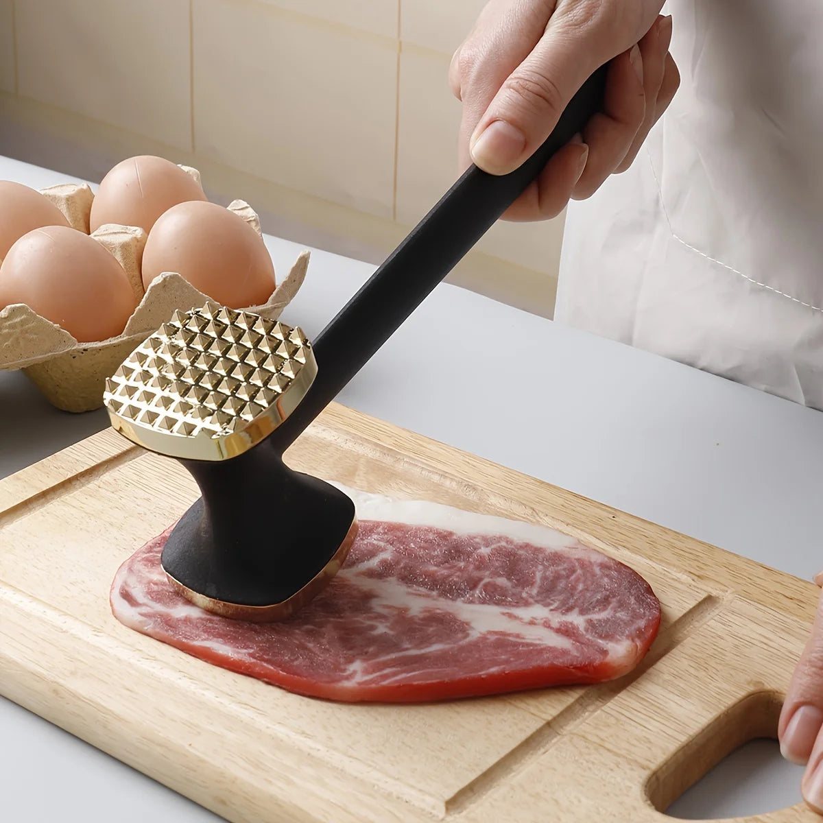 1Pc, Meat Tenderizer, Zinc Alloy Meat Hammer Cooking Machine, Kitchen Gadgets, Kitchen Accessories