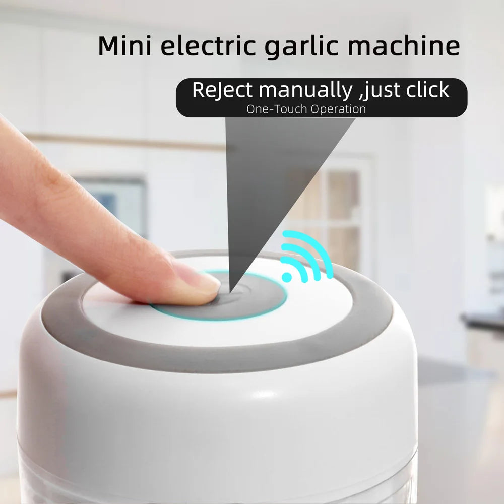 USB Mini Electric Food Chopper: Garlic, Meat & Veggie Grinder