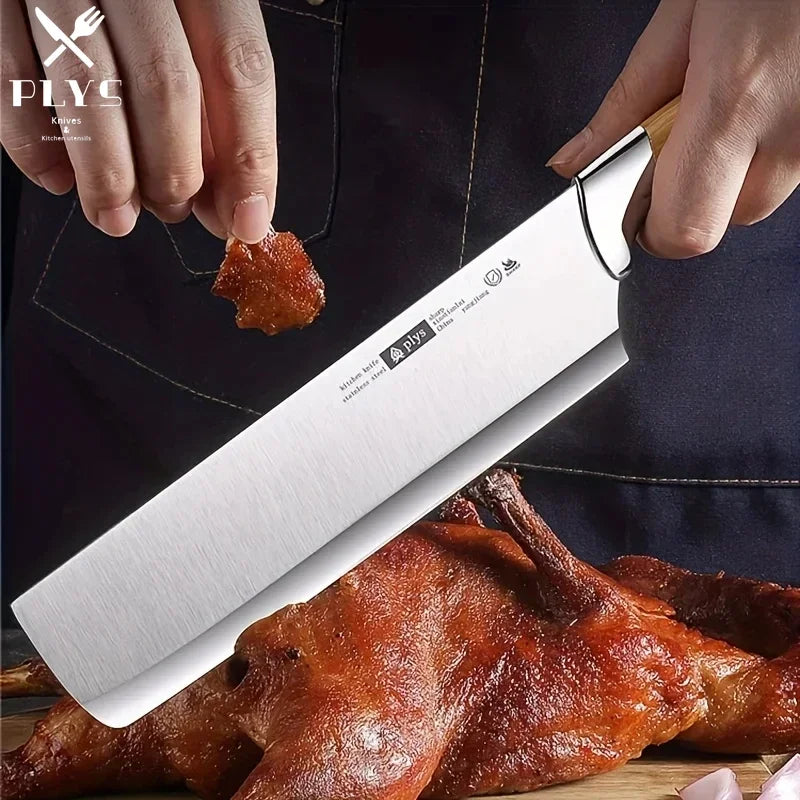 Professional Meat Slicing Knife – High-Grade Cleaver with PP Handle