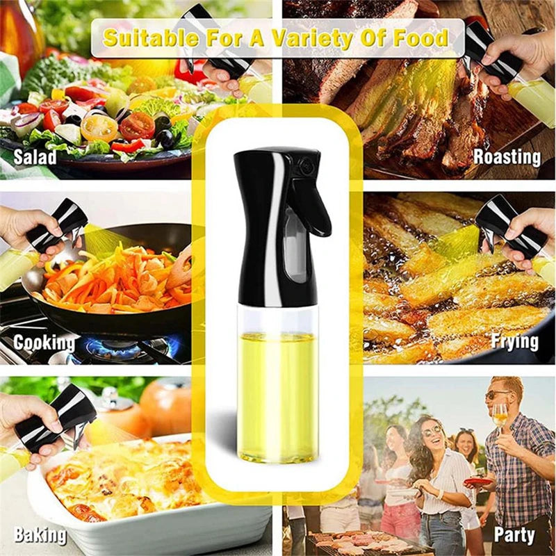 300ML Olive Oil Spray Bottle – Multipurpose Dispenser for Cooking & BBQ