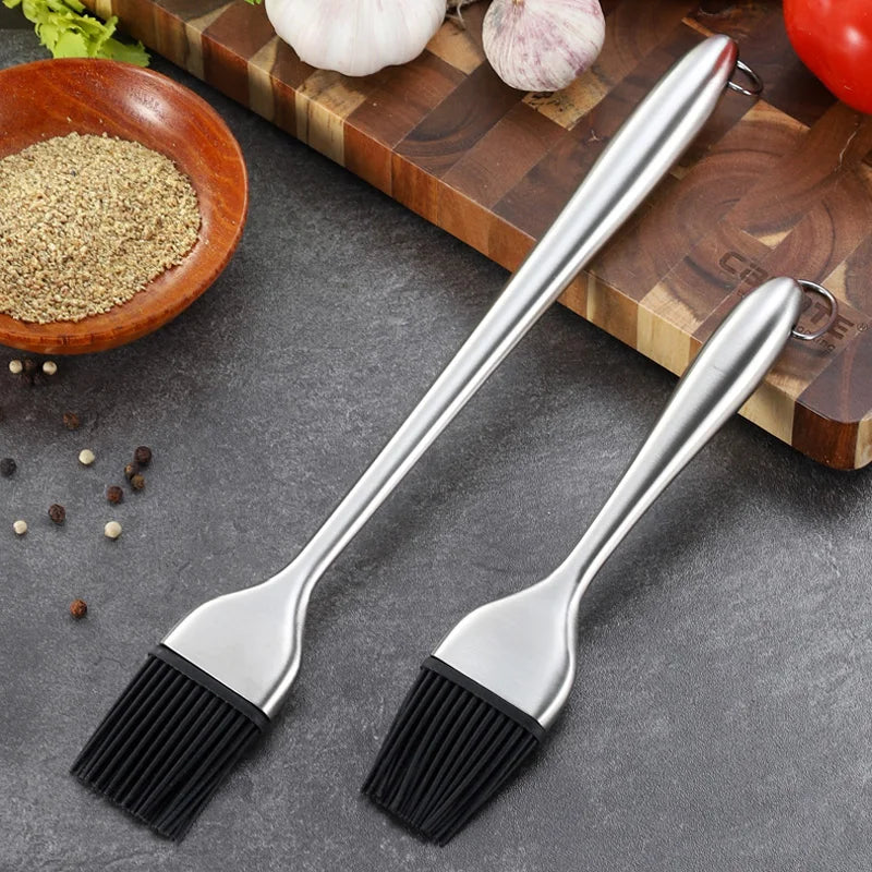 Silicone BBQ & Pastry Basting Brush for Grilling and Baking