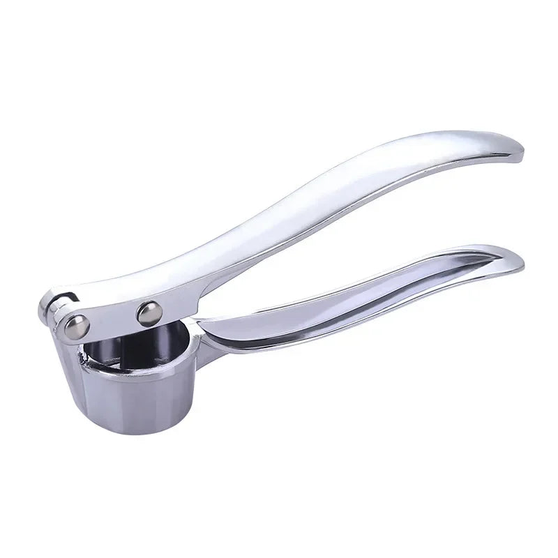 Stainless Steel Garlic Smasher & Squeezer Manual Press Tool