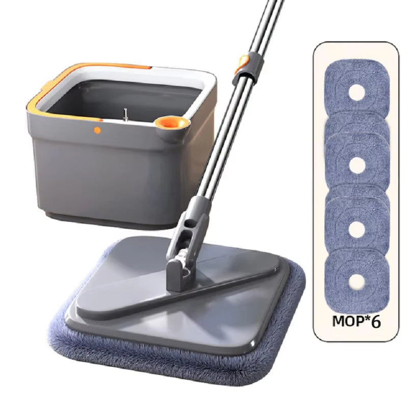 360° Spin Mop with Self-Cleaning Bucket – Microfiber, Hands-Free Cleaning