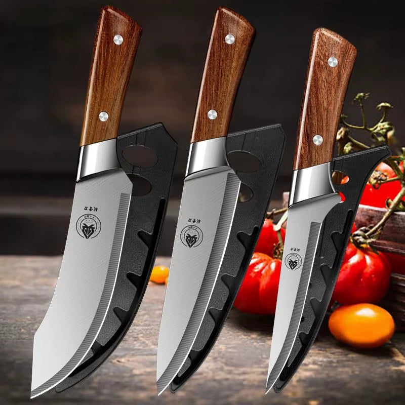 Premium Meat Cleaver & Boning Knife Set