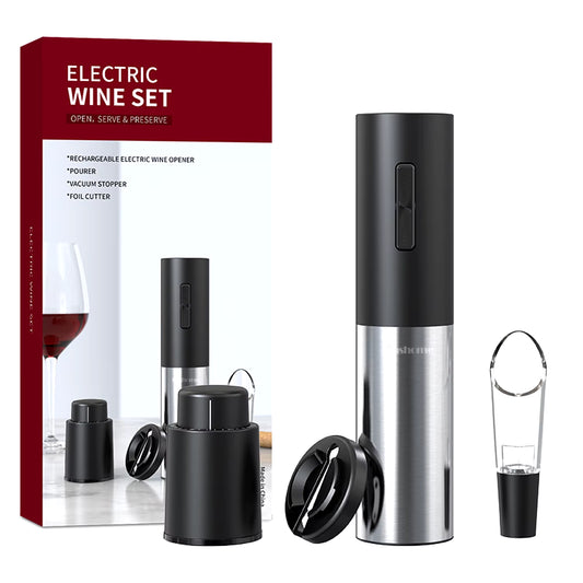 Portable One-Click Wine Corkscrew – Automatic Red Wine Opener for Vino Lovers